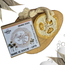 Charger l'image dans la galerie, SAVON - BARRE DE DOUCHE LUFFA - Baies de Goji - Luffa Soap Bar - Goji berries