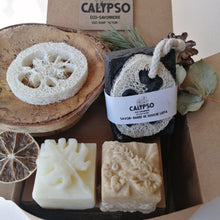 Charger l'image dans la galerie, COFFRET LUFFA - CHARBON ACTIVÉ - Calypso Éco-savonnerie
