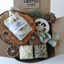 Charger l'image dans la galerie, COFFRET LUFFA - EUCALYPTUS - Calypso Éco-savonnerie