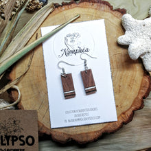 Charger l'image dans la galerie, DUO BOUCLES D'OREILLE ÉCOLOGIQUES et PORTE-BIJOUX upcyclé en coquille d'huître