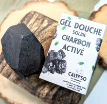 Charger l'image dans la galerie, GEL DOUCHE solide au charbon activé - Activated charcoal shower gel bar
