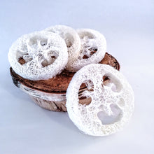 Charger l'image dans la galerie, PORTE SAVON EN LUFFA - Luffa Soap Dish - Calypso Éco-savonnerie
