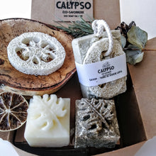 Charger l'image dans la galerie, COFFRET LUFFA - EUCALYPTUS - Calypso Éco-savonnerie
