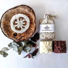 Charger l'image dans la galerie, COFFRET LUFFA - HIBISCUS ET COCO - Calypso Éco-savonnerie
