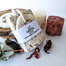 Charger l'image dans la galerie, COFFRET LUFFA - HIBISCUS ET COCO - Calypso Éco-savonnerie
