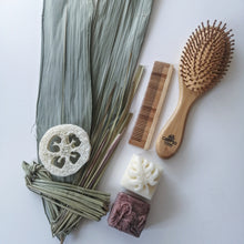 Charger l'image dans la galerie, Ensemble BEAUTÉ CHEVEUX Calypso - kit de départ zéro déchet - zero waste hair beauty box - Calypso Éco-savonnerie
