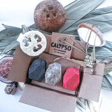 Charger l'image dans la galerie, VOTRE COFFRET PARFAIT - TRIOS DE GELS DOUCHE SOLIDES - Calypso Éco-savonnerie
